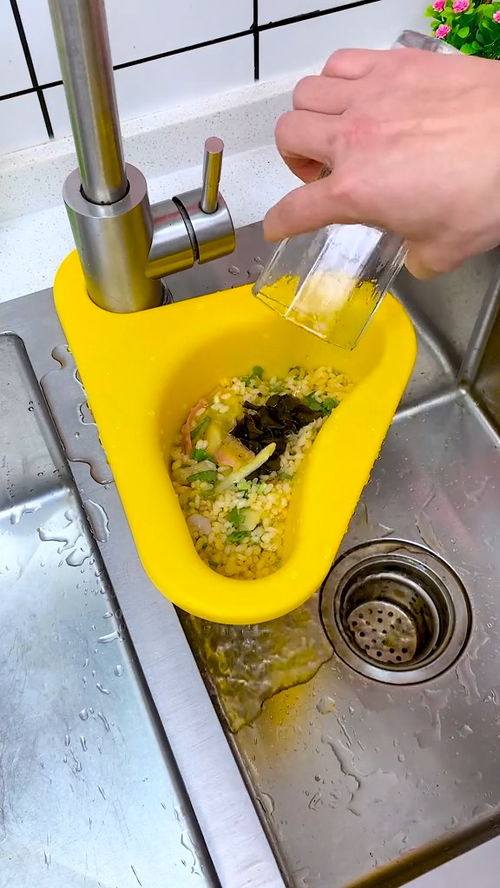 水槽中間放上這個瀝水籃,輕松解決飯菜殘渣和老公剩下的茶葉,不臟手不堵下水槽還好清理 卡扣瀝 家用好物 好物分享 實(shí)用好物